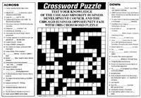 Crossword puzzle - click to enlarge
